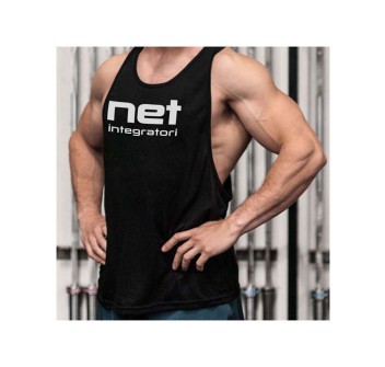 CANOTTA BODYBUILDING NET - Canotta in 100% puro cotone NET INTEGRATORI