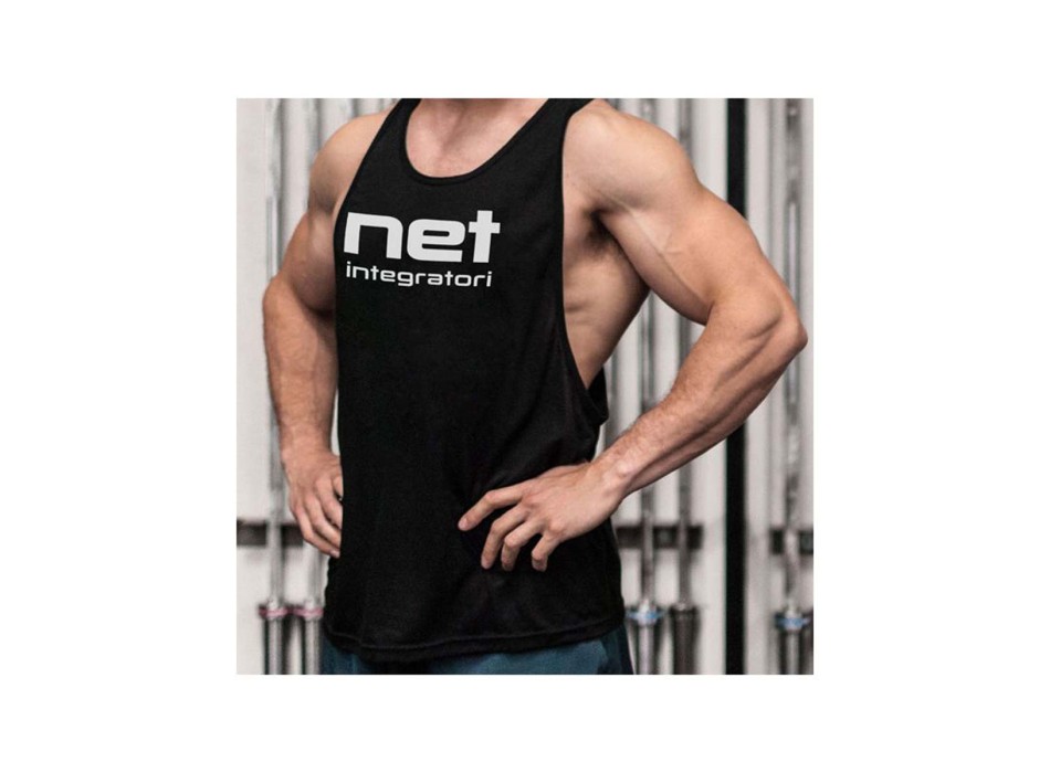 CANOTTA BODYBUILDING NET - Canotta in 100% puro cotone NET INTEGRATORI