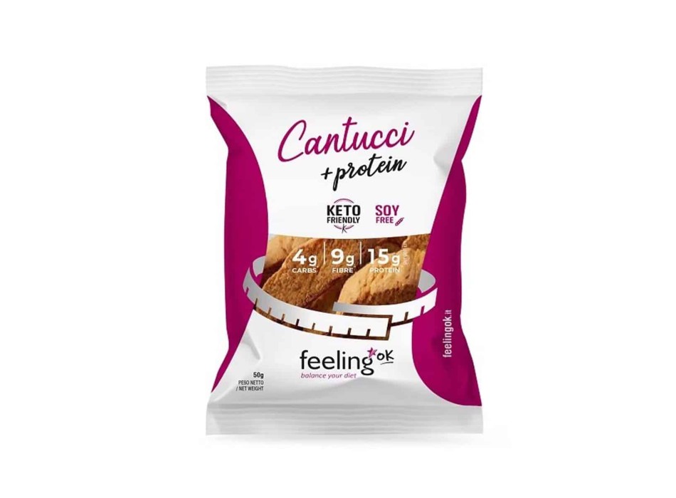 CANTUCCI START - Cantucci proteici a basso contenuto di carboidrati FEELING OK