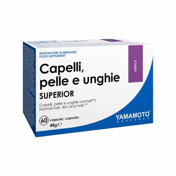 CAPELLI, PELLE E UNGHIE SUPERIOR - Integratore a sostegno di pelle, capelli e unghie YAMAMOTO NUTRITION