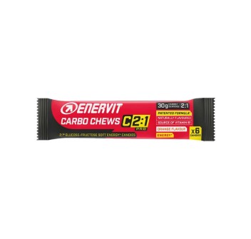 CARBO CHEWS C2:1 PRO - Caramelle gommose base di maltodestrine con vitamina B1 ENERVIT