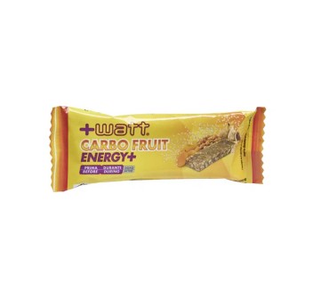 CARBO+ FRUIT ENERGY - Barretta energetica a base di frutta essiccata +WATT