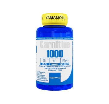 CARNITINE 1000 - Integratore di L-Carnitina in compresse YAMAMOTO NUTRITION