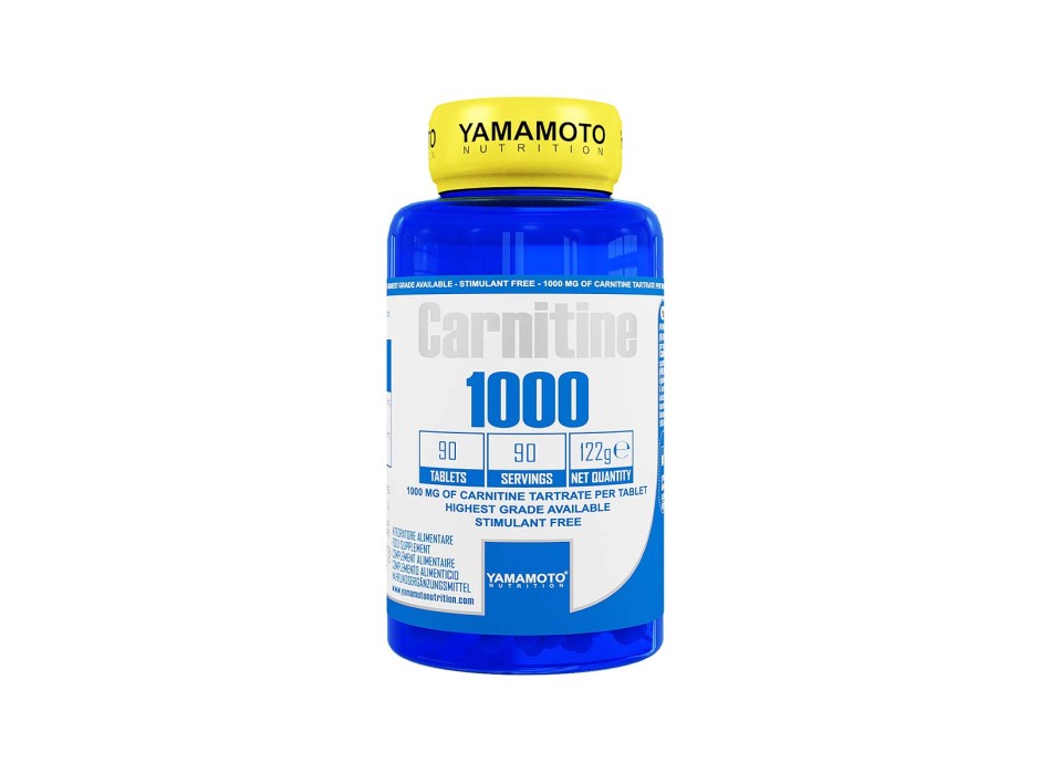 CARNITINE 1000 - Integratore di L-Carnitina in compresse YAMAMOTO NUTRITION