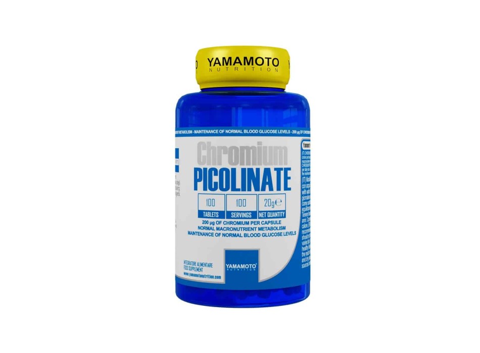 CHROMIUM PICOLINATE - Integratore di Cromo Picolinato in compresse YAMAMOTO NUTRITION