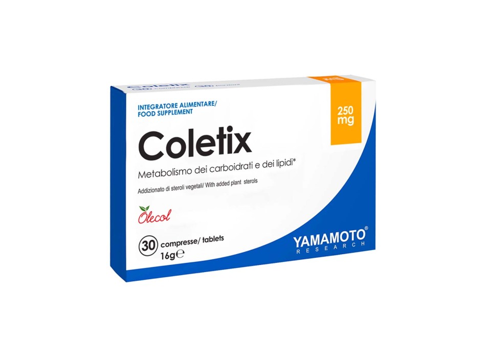 COLETIX - Coletix® contribuisce al mantenimento di livelli normali di colesterolo YAMAMOTO NUTRITION