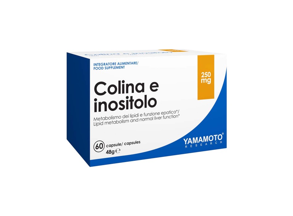 COLINA E INOSITOLO - Integratore dii Colina E Inositolo in capsule YAMAMOTO NUTRITION