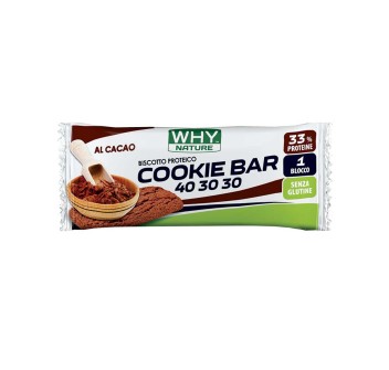 COOKIE BAR 40 30 30 - Biscotto proteico per diete a zona 40-30-30 WHY NATURE