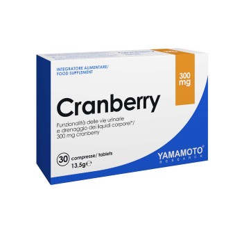 CRANBERRY - Integratore a base di Mirtillo in compresse YAMAMOTO NUTRITION