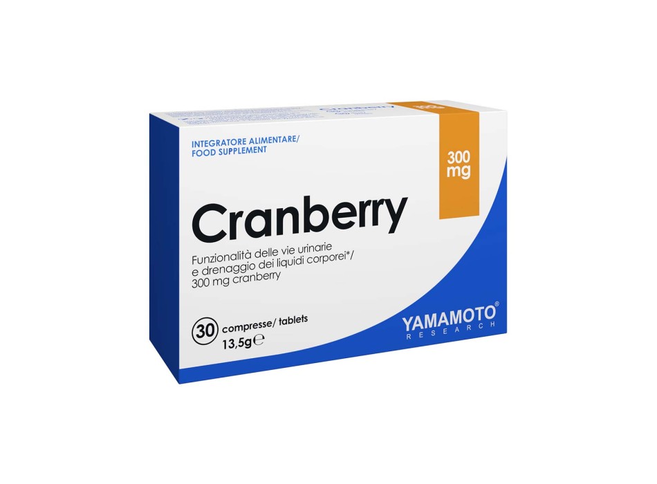 CRANBERRY - Integratore a base di Mirtillo in compresse YAMAMOTO NUTRITION