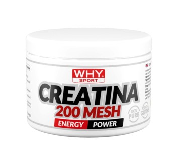 CREATINA 200 MESH - Integratore di Creatina moidrato ad assimilazione veloce WHY SPORT