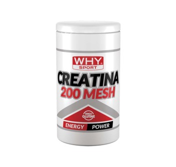 CREATINA 200 MESH - Integratore di Creatina moidrato ad assimilazione veloce WHY SPORT