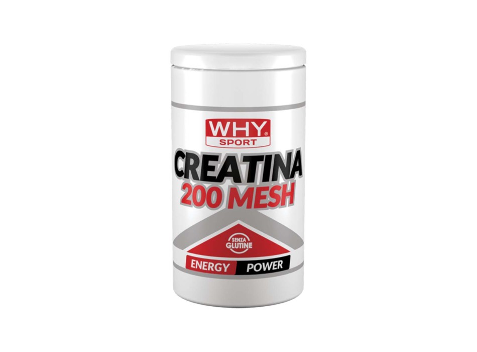 CREATINA 200 MESH - Integratore di Creatina moidrato ad assimilazione veloce WHY SPORT