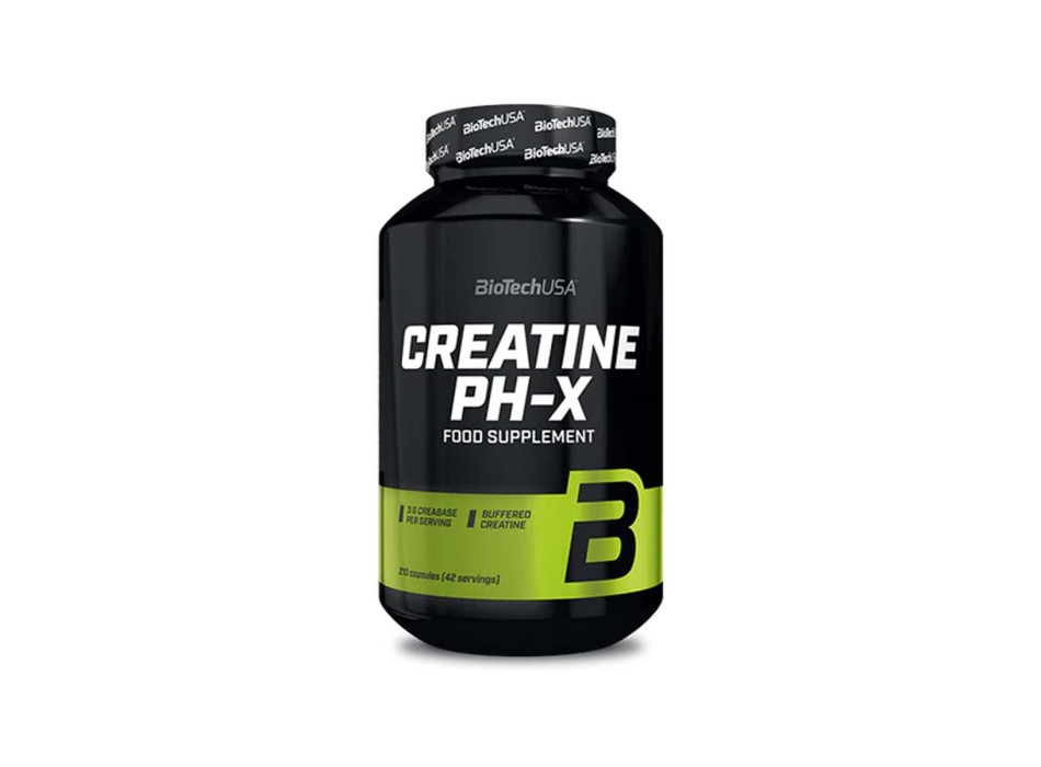 CREATINE PH-X - Creatina in formulazione tamponata in pratiche capsule BIOTECH USA