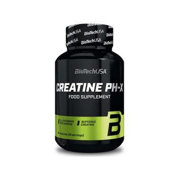 CREATINE PH-X - Creatina in formulazione tamponata in pratiche capsule BIOTECH USA