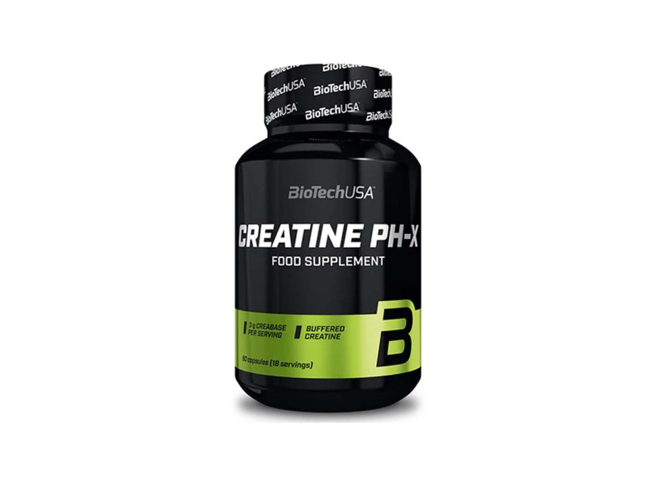 CREATINE PH-X - Creatina in formulazione tamponata in pratiche capsule BIOTECH USA