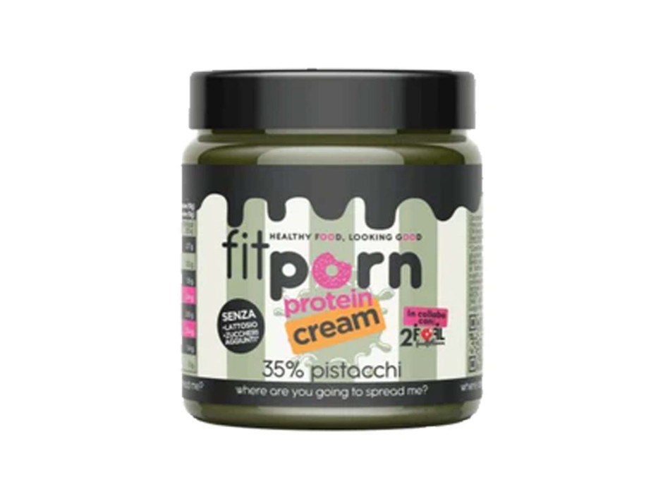 Crema proteica senza lattosio 35% Pistacchi 200gr - FITPORN 200gr