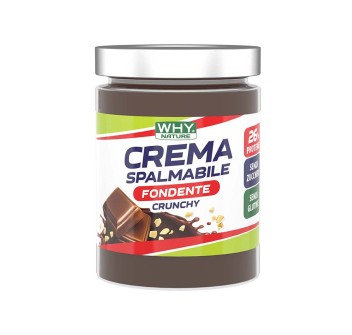 CREMA SPALMABILE CRUNCHY - Crema spalmabile proteica con granella WHY NATURE