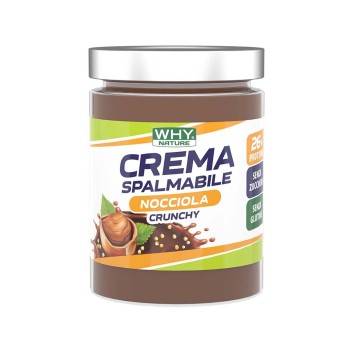 CREMA SPALMABILE CRUNCHY - Crema spalmabile proteica con granella WHY NATURE