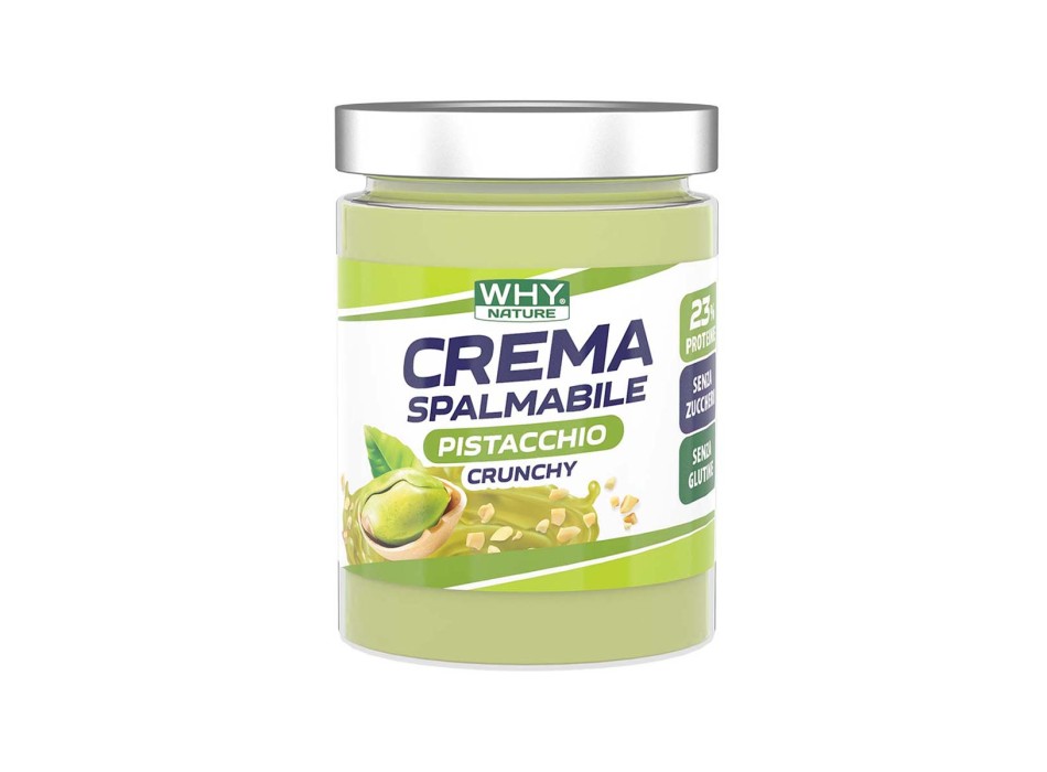 CREMA SPALMABILE CRUNCHY - Crema spalmabile proteica con granella WHY NATURE