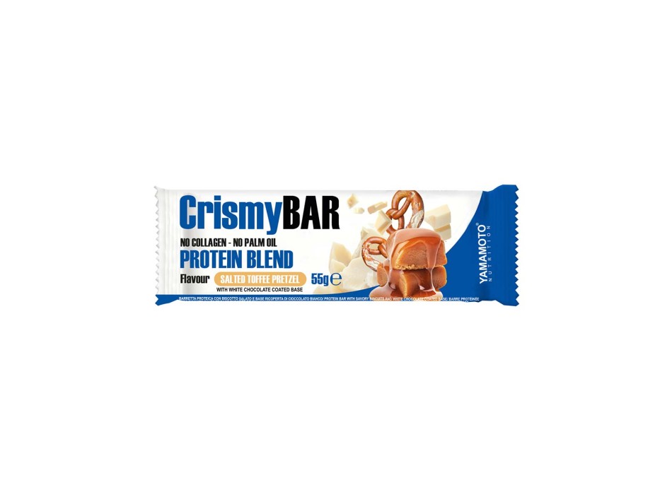 CRISMY BAR - Barretta proteica a base di crispies di latte e soia YAMAMOTO NUTRITION