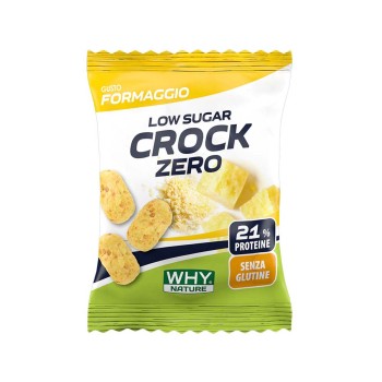 CROCK ZERO - Snack salato proteico a ridotto contenuto di zuccheri WHY NATURE