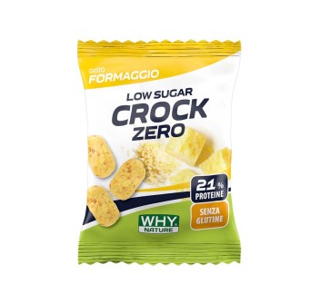 CROCK ZERO - Snack salato proteico a ridotto contenuto di zuccheri WHY NATURE