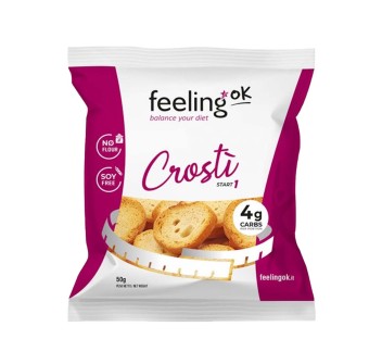 CROSTÌ START - Crostini proteici a ridotto contenuto di carboidrati FEELING OK