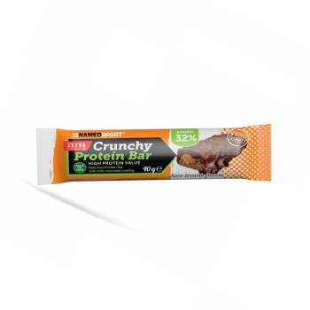 CRUNCHY PROTEIN BAR - Barretta proteica con croccante copertura al cioccolato NAMEDSPORT