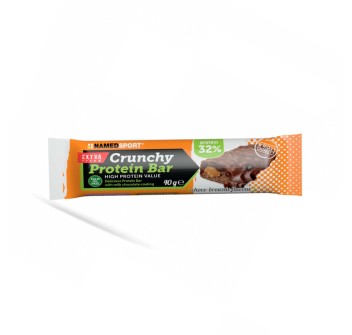 CRUNCHY PROTEIN BAR - Barretta proteica con croccante copertura al cioccolato NAMEDSPORT