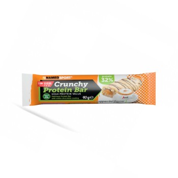 CRUNCHY PROTEIN BAR - Barretta proteica con croccante copertura al cioccolato NAMEDSPORT