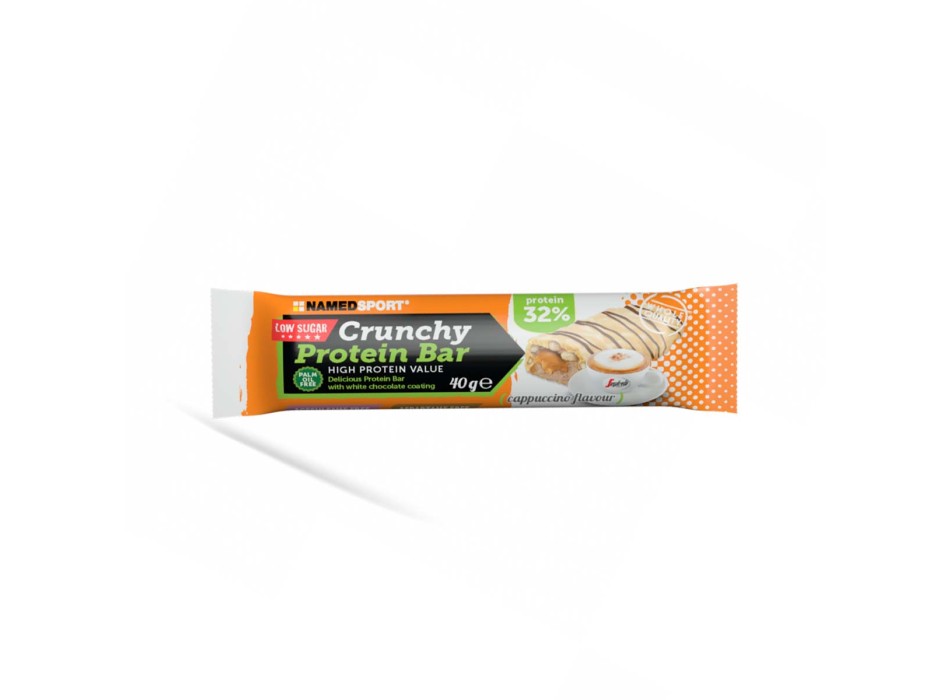 CRUNCHY PROTEIN BAR - Barretta proteica con croccante copertura al cioccolato NAMEDSPORT