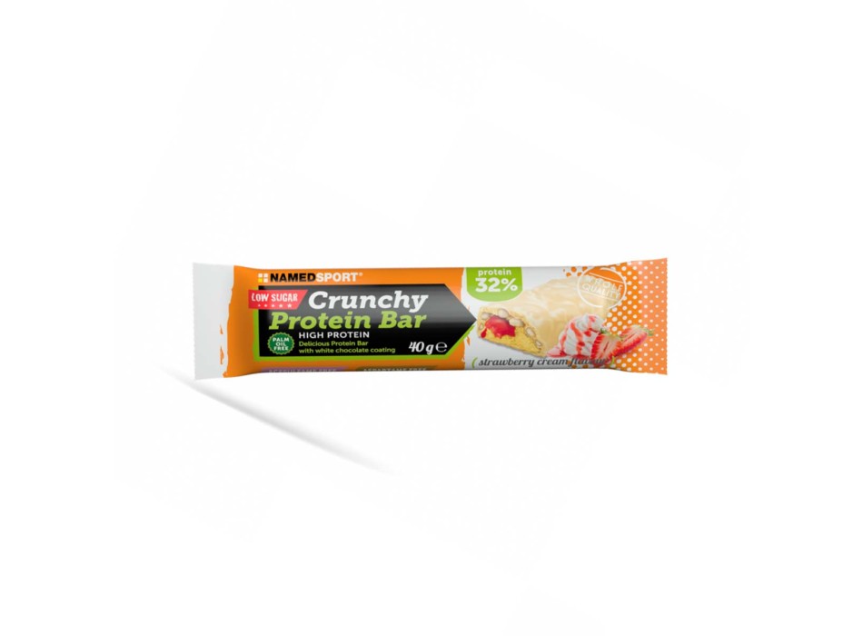 CRUNCHY PROTEIN BAR - Barretta proteica con croccante copertura al cioccolato NAMEDSPORT