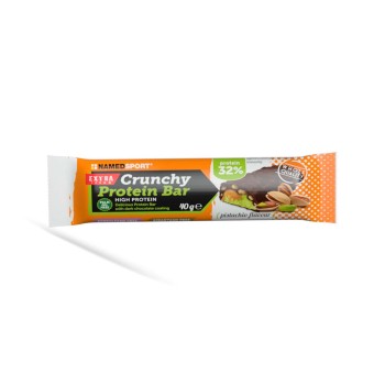 CRUNCHY PROTEIN BAR - Barretta proteica con croccante copertura al cioccolato NAMEDSPORT