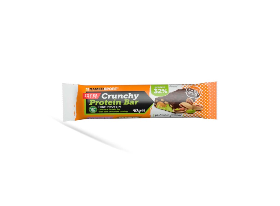 CRUNCHY PROTEIN BAR - Barretta proteica con croccante copertura al cioccolato NAMEDSPORT