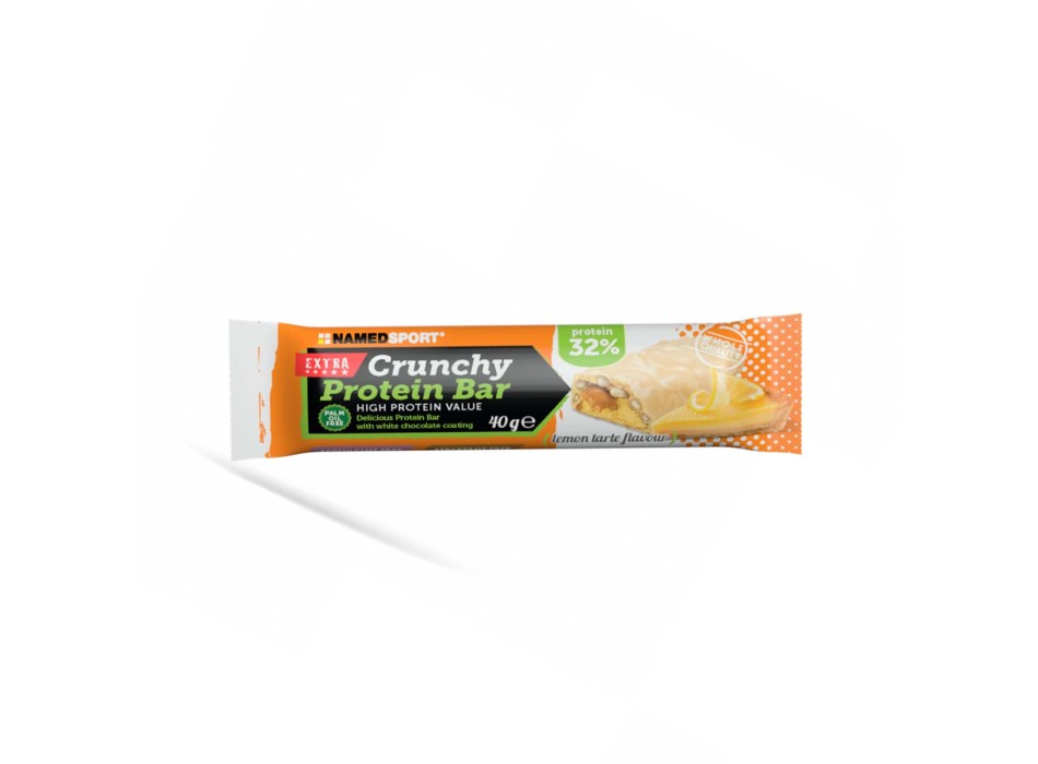 CRUNCHY PROTEIN BAR - Barretta proteica con croccante copertura al cioccolato NAMEDSPORT