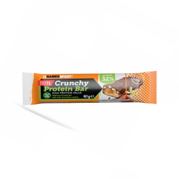 CRUNCHY PROTEIN BAR - Barretta proteica con croccante copertura al cioccolato NAMEDSPORT