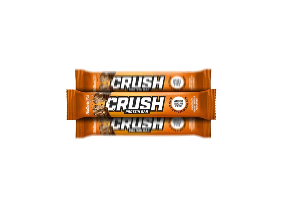 CRUSH PROTEIN BAR - Barretta proteica con ripieno e croccante copertura BIOTECH USA