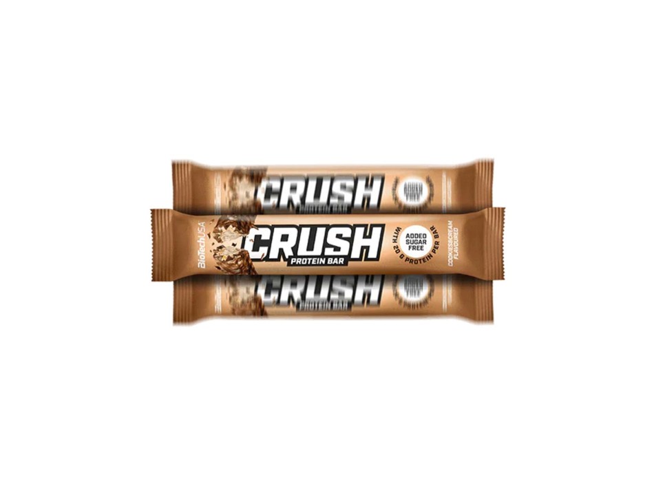 CRUSH PROTEIN BAR - Barretta proteica con ripieno e croccante copertura BIOTECH USA