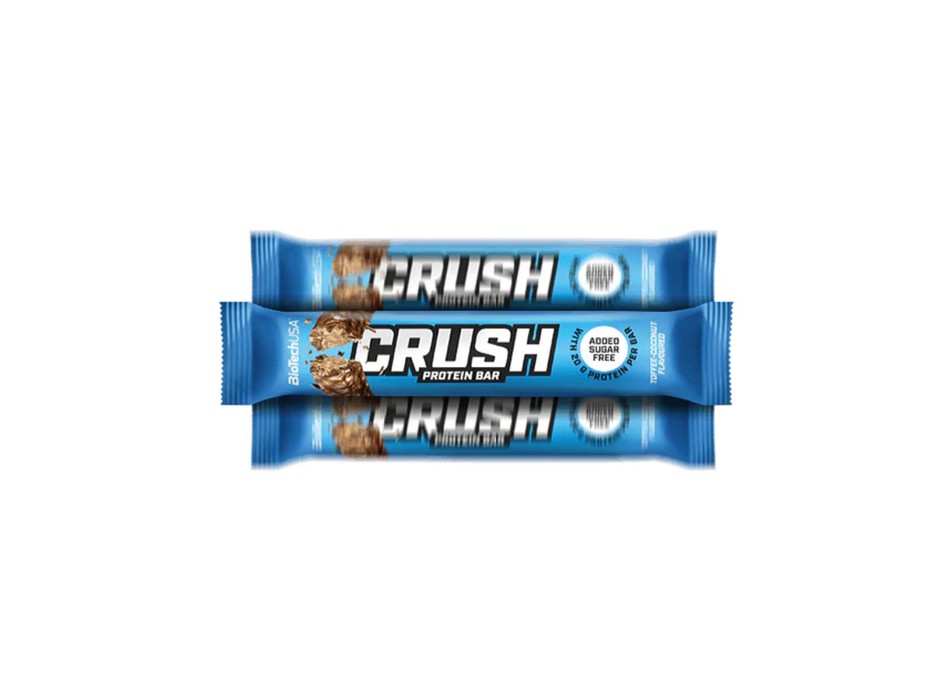 CRUSH PROTEIN BAR - Barretta proteica con ripieno e croccante copertura BIOTECH USA