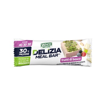 DELIZIA MEAL BAR - Barretta bilanciata ideale per le diete a zona WHY NATURE