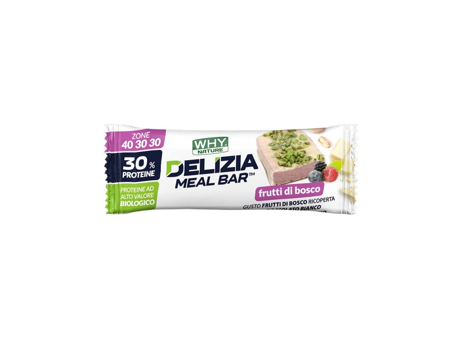 DELIZIA MEAL BAR - Barretta bilanciata ideale per le diete a zona WHY NATURE