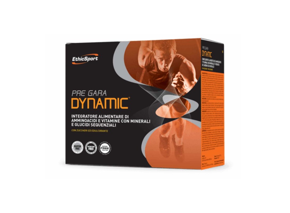 DYNAMIC - Integratore alimentare adatto prima della competizione o dell'allenamento ETHICSPORT