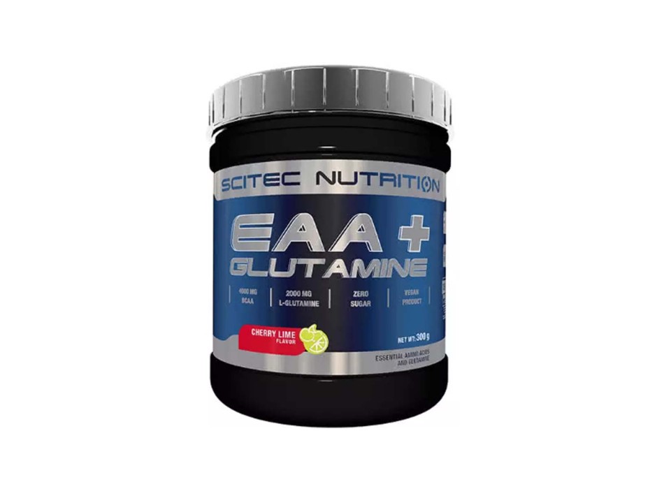 EAA + GLUTAMINE - Complesso di Aminoacidi essenziali e Glutammina SCITEC NUTRITION