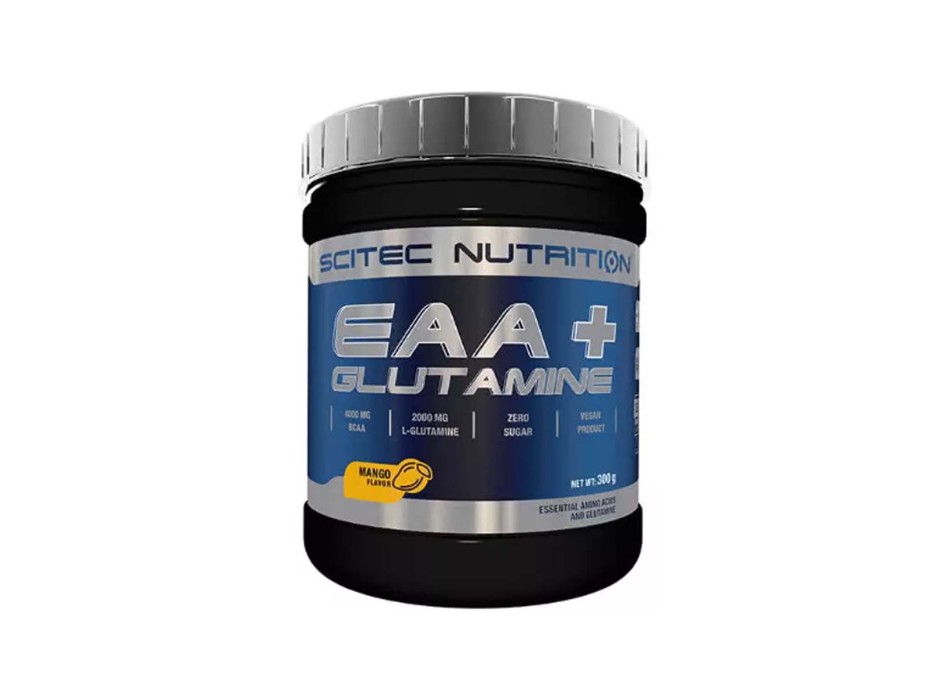 EAA + GLUTAMINE - Complesso di Aminoacidi essenziali e Glutammina SCITEC NUTRITION