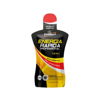 ENERGIA RAPIDA PROFESSIONAL - Gel energetico con carboidrati, potassio e caffeina ETHICSPORT