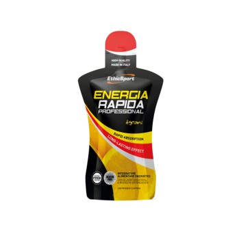 ENERGIA RAPIDA PROFESSIONAL - Gel energetico con carboidrati, potassio e caffeina ETHICSPORT