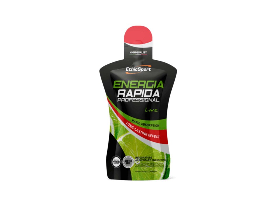 ENERGIA RAPIDA PROFESSIONAL - Gel energetico con carboidrati, potassio e caffeina ETHICSPORT