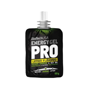 ENERGY GEL PRO - Gel energetico con carboidrati, vitamine, minerali, stimolanti e aminoacidi BIOTECH USA