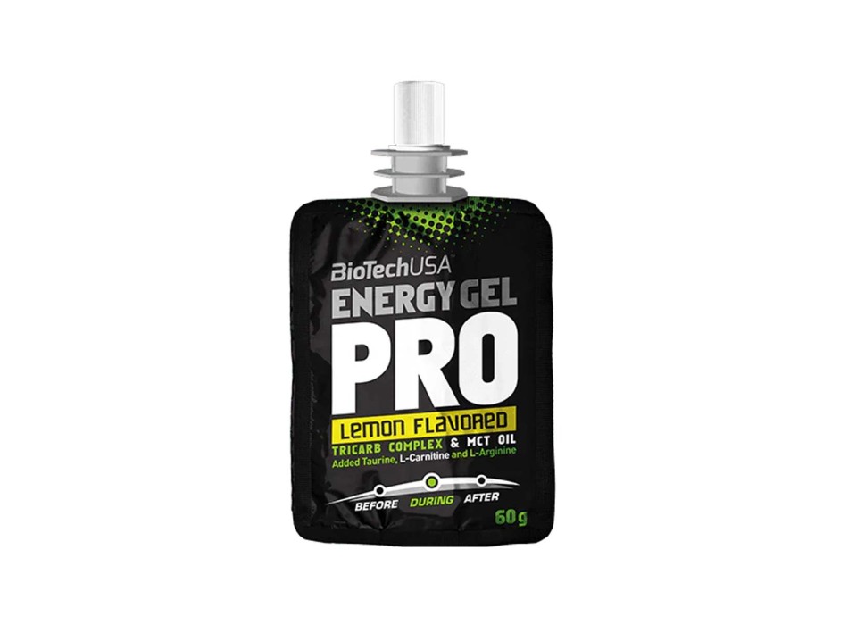 ENERGY GEL PRO - Gel energetico con carboidrati, vitamine, minerali, stimolanti e aminoacidi BIOTECH USA